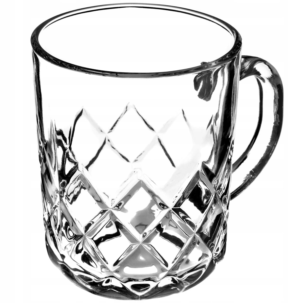 Set di 12 bicchieri da tè e caffè KADAX da 230 ml con manico.