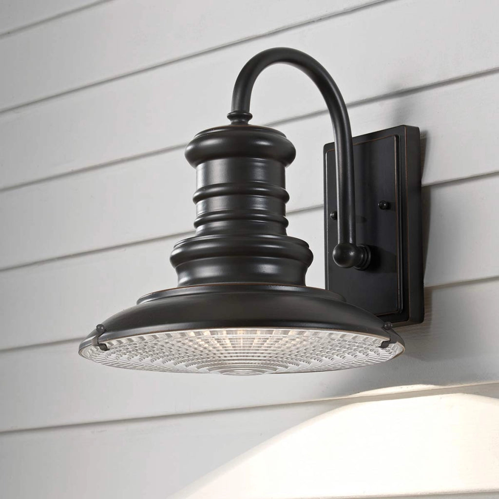 Applique esterna Redding Station bronzo E27 IP44 Feiss