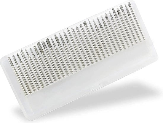 Set di sfregio a diamanti 30 pezzi 4-delig per pedicure e manicure