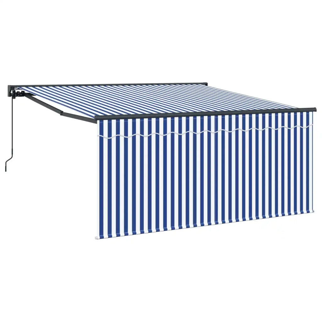 Tenda Retrattile Blu e Bianco 300 x 250 cm 3329913