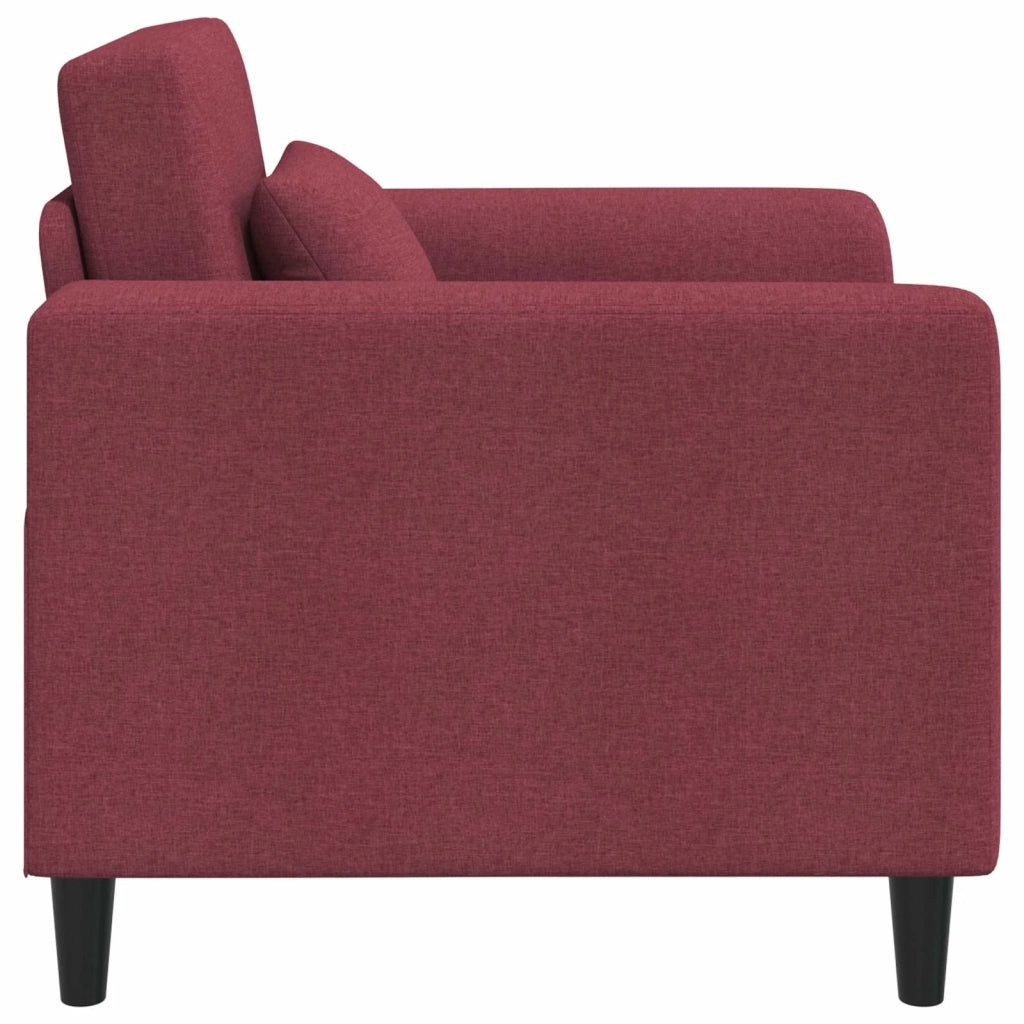 Poltrona Rosso Vino Tessuto 42042457