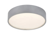 Plafoniera LED rotonda 28cm 18W argento IP44 Rabalux
