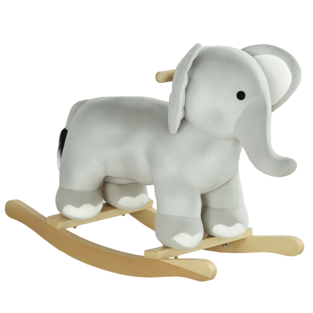 Cavallo a Dondolo Elefante per Bambini con Suoni ¨C Minimal ¨C Grigio