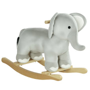 Cavallo a Dondolo Elefante per Bambini con Suoni ¨C Minimal ¨C Grigio