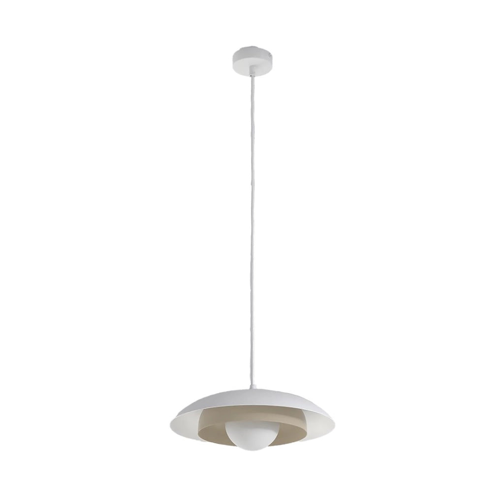Lampada a sospensione SKIN bianco/beige doppio G9 Emibig