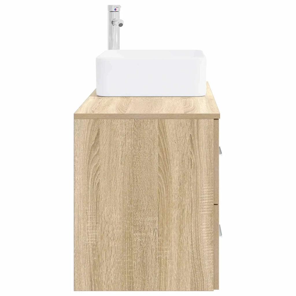 Set di mobili per il bagno 2 pcs Rovere Sonoma 3403962