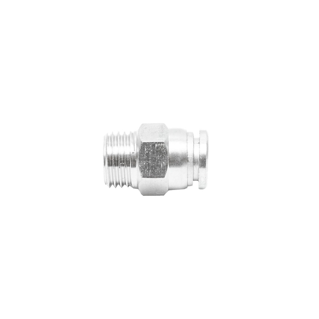 Connettore rapido dritto in metallo e vite in metallo fi 8 con 1/4