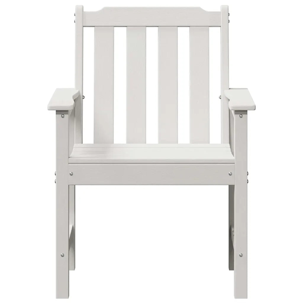 Sedia da pranzo da giardino 2 pcs Bianco 65,5 x 59 x 88 cm HDPE 42006604