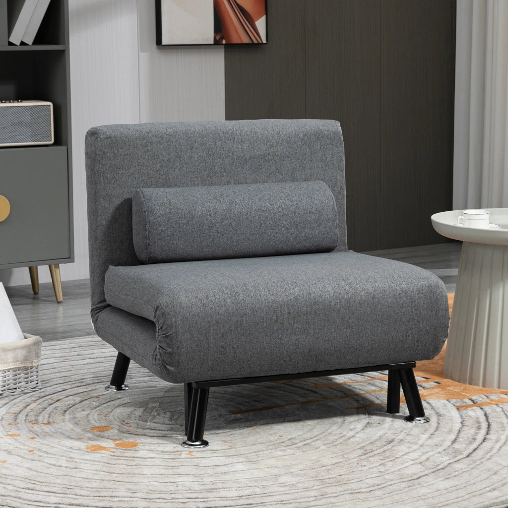 Poltrona Letto Klappbar ¨C Zephmum ¨C Grigio Scuro 75x70x75 cm