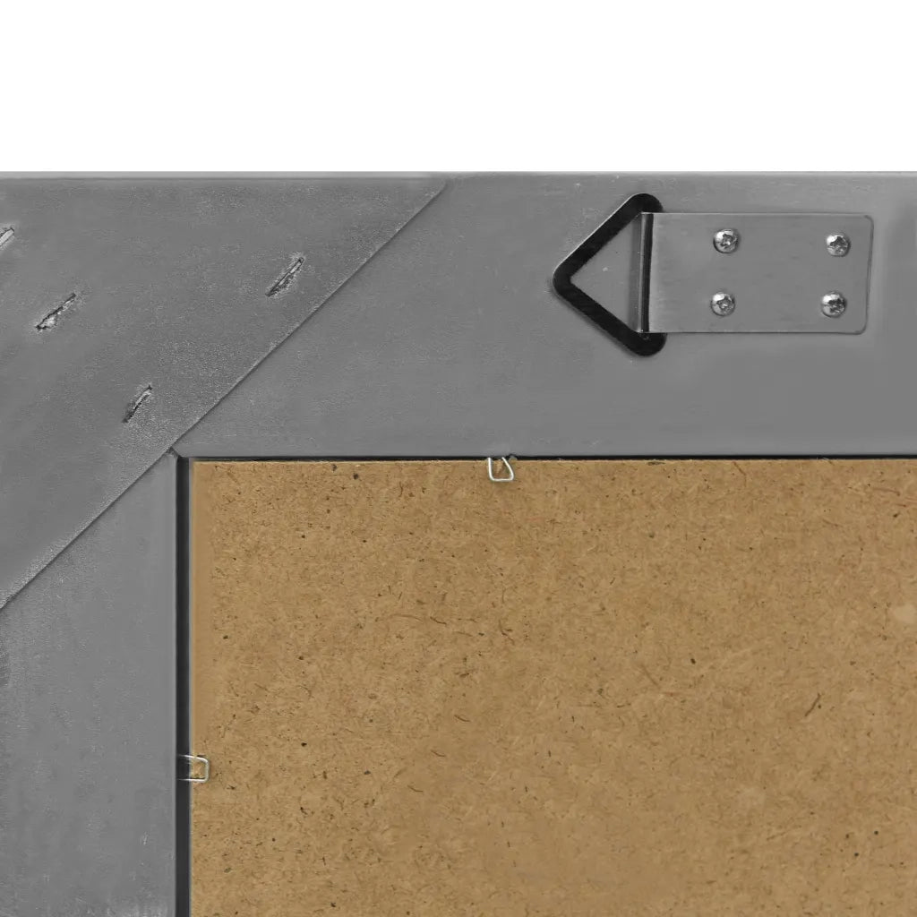 Specchio da Parete Stile Barocco-Specchio a Muro-Specchio Decorativo 50x40 cm Nero