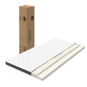 Materasso in schiuma 7 zone bianco 140x200 cm