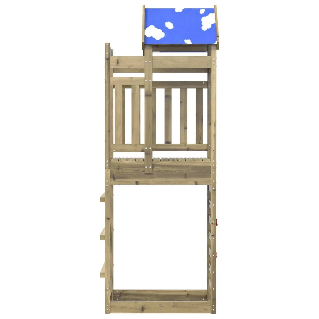 Torre da Gioco Marrone Legno Impregnato Solido 3417198