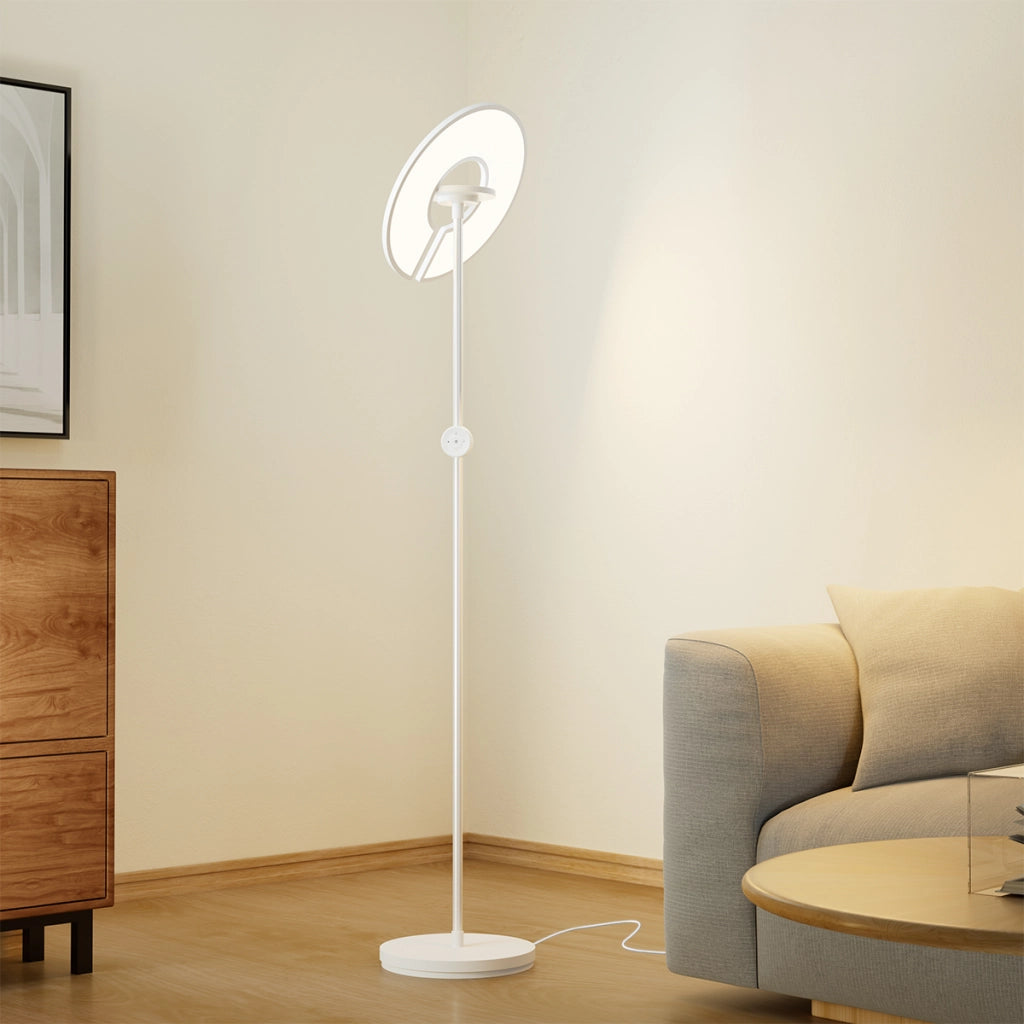 Lampada da terra moderna bianca LED RGB 48W Cento Italux