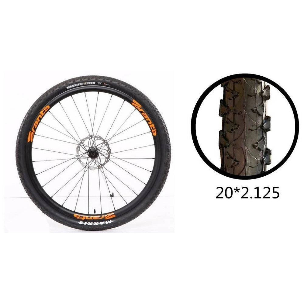 Trade Shop - Copertone Ruota Pneumatico Gomme Per Bici Bicicletta Mtb Bike 20×2.125 Zx-8103 -