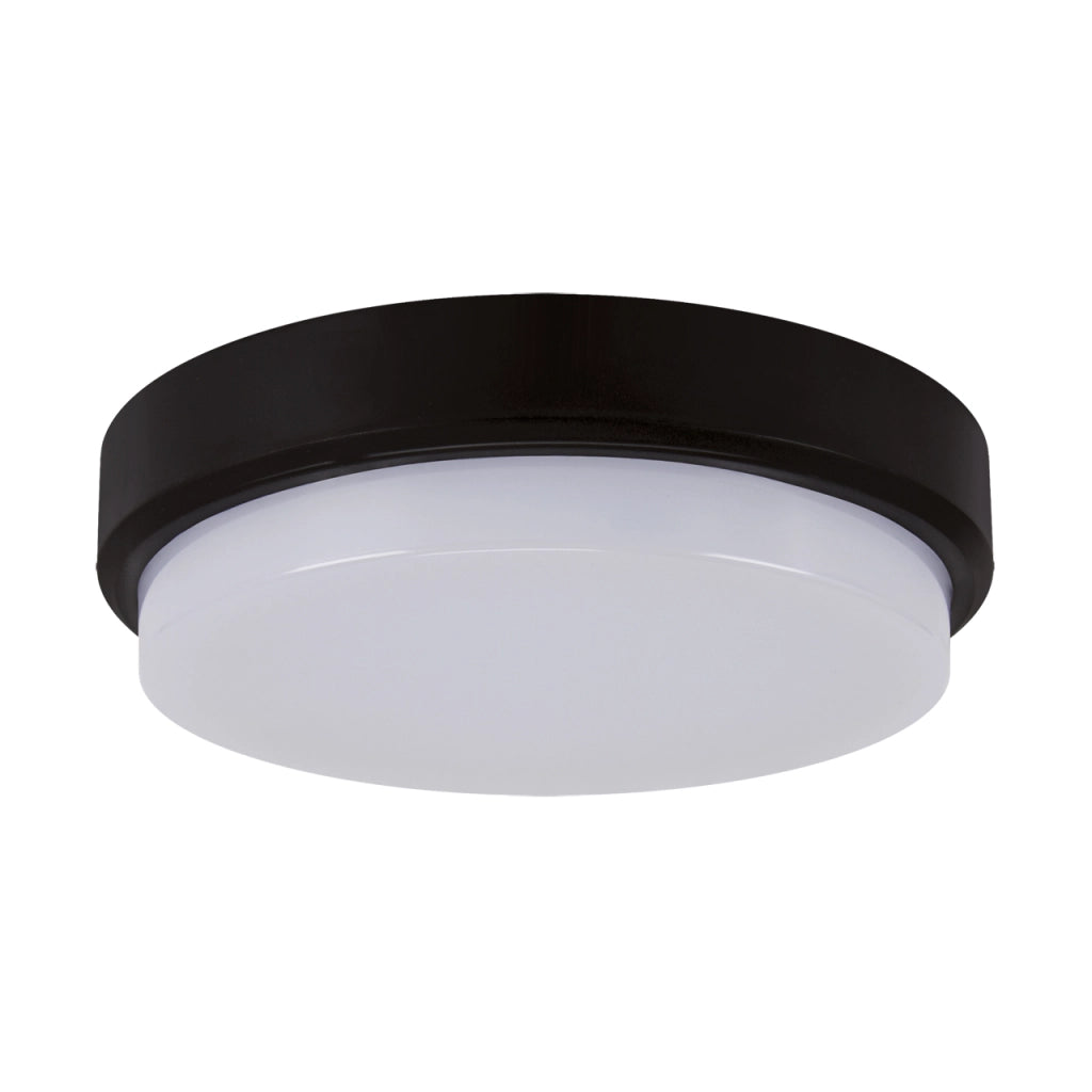 Plafoniera esterna LED ARON Struhm nera Ø21 18W IP65