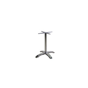 Base tavolo alluminio Alan colore inox cm 52x52h72
