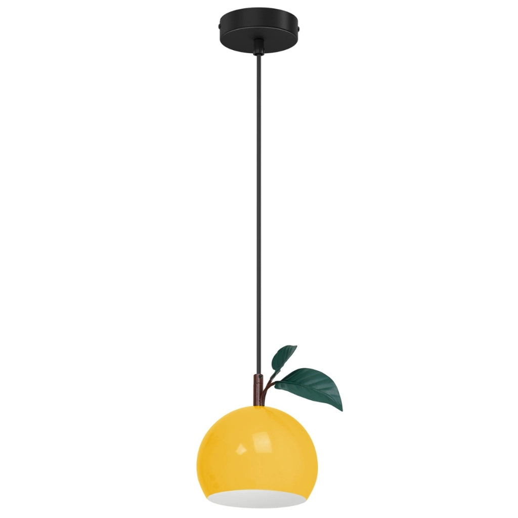 Lampada a sospensione Luminex Apple gialla Ø17 E27 15W