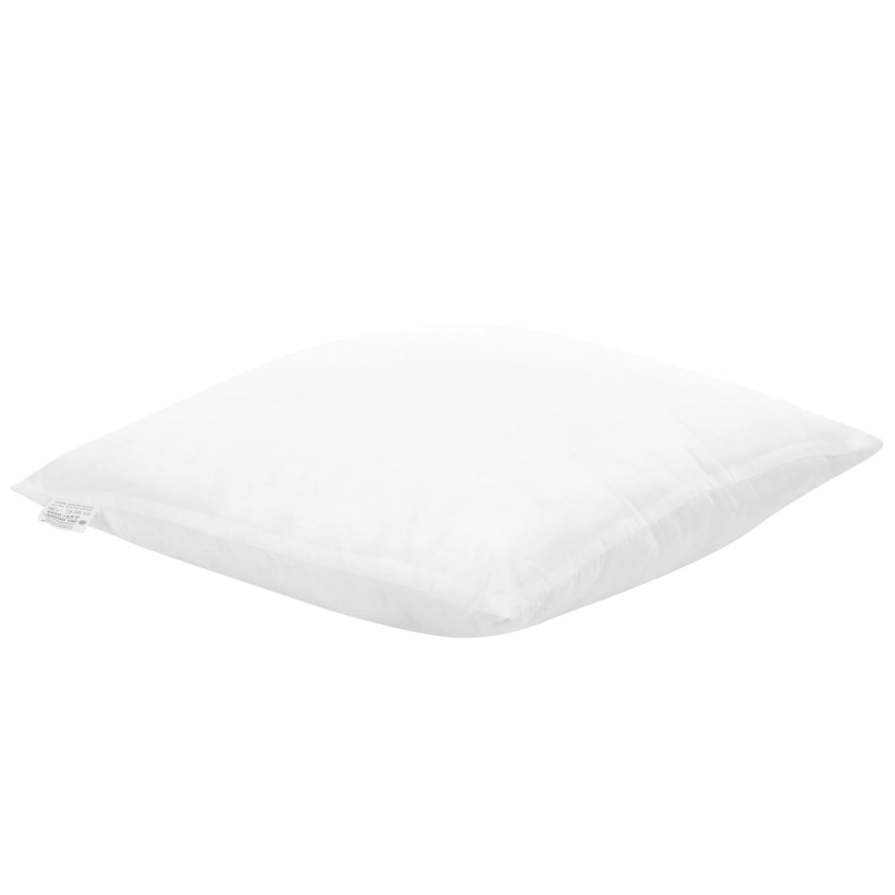 Cuscino tradizionale bianco in microfibra e poliestere ad alto profilo 80 x 80 cm camera da letto design classico