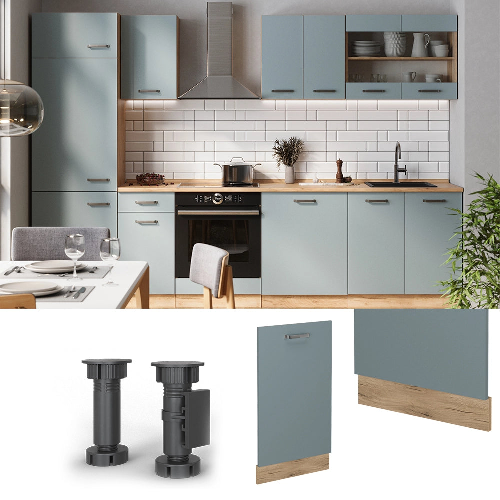 Vicco Coperchio per lavastoviglie Grigio-blu 45 cm , PL Antracite