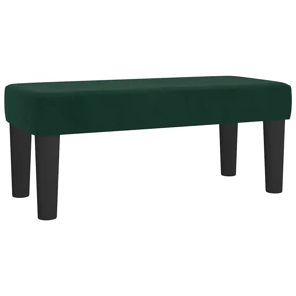 Giroletto a Molle con Materasso Verde Scuro 90x190 cm Velluto 3138058