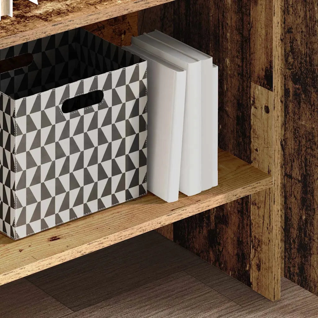 Armadio per Libri Legno vecchio 60 x 35 x 180 cm 875021