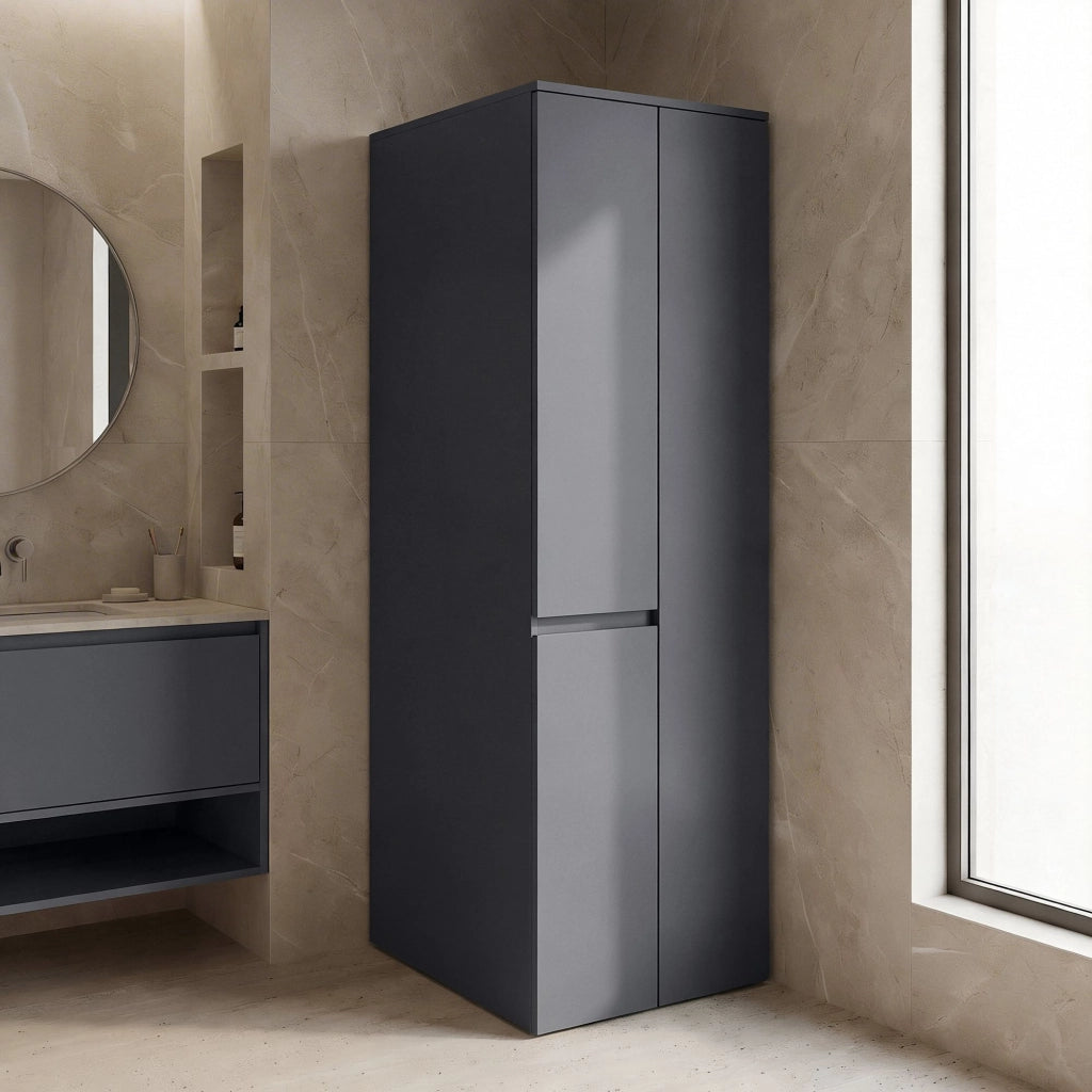 Armadio da bagno "Solis 60" - cm - Antracite opaco