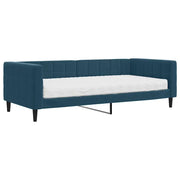 Divano letto | Sof¨¤ letto | Letto singolo con Materasso Blu 90x200 cm in Velluto
