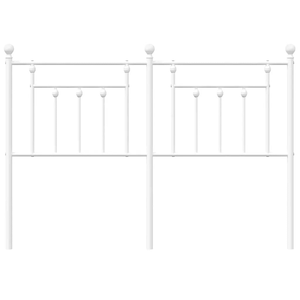Testiera di Ricambio in Metallo Bianco 150 cm 353620