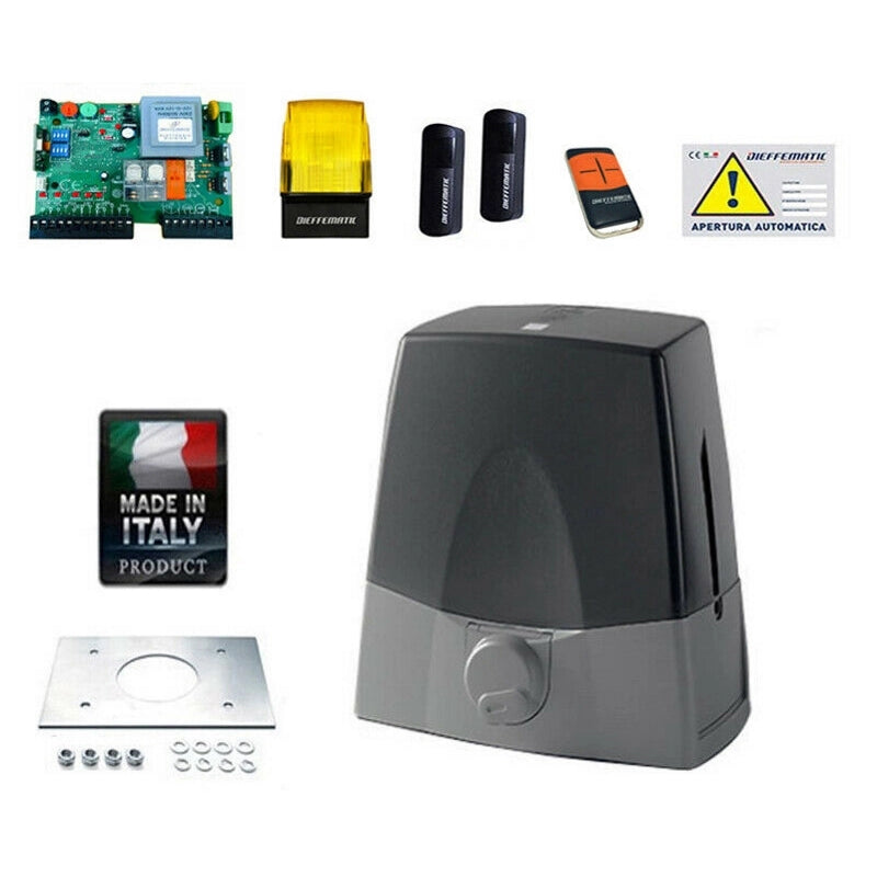 KIT KV16 CANCELLO SCORREVOLE AUTOMATICO COMPATIBILE CON SERAI V2 PROTECO 1600KG