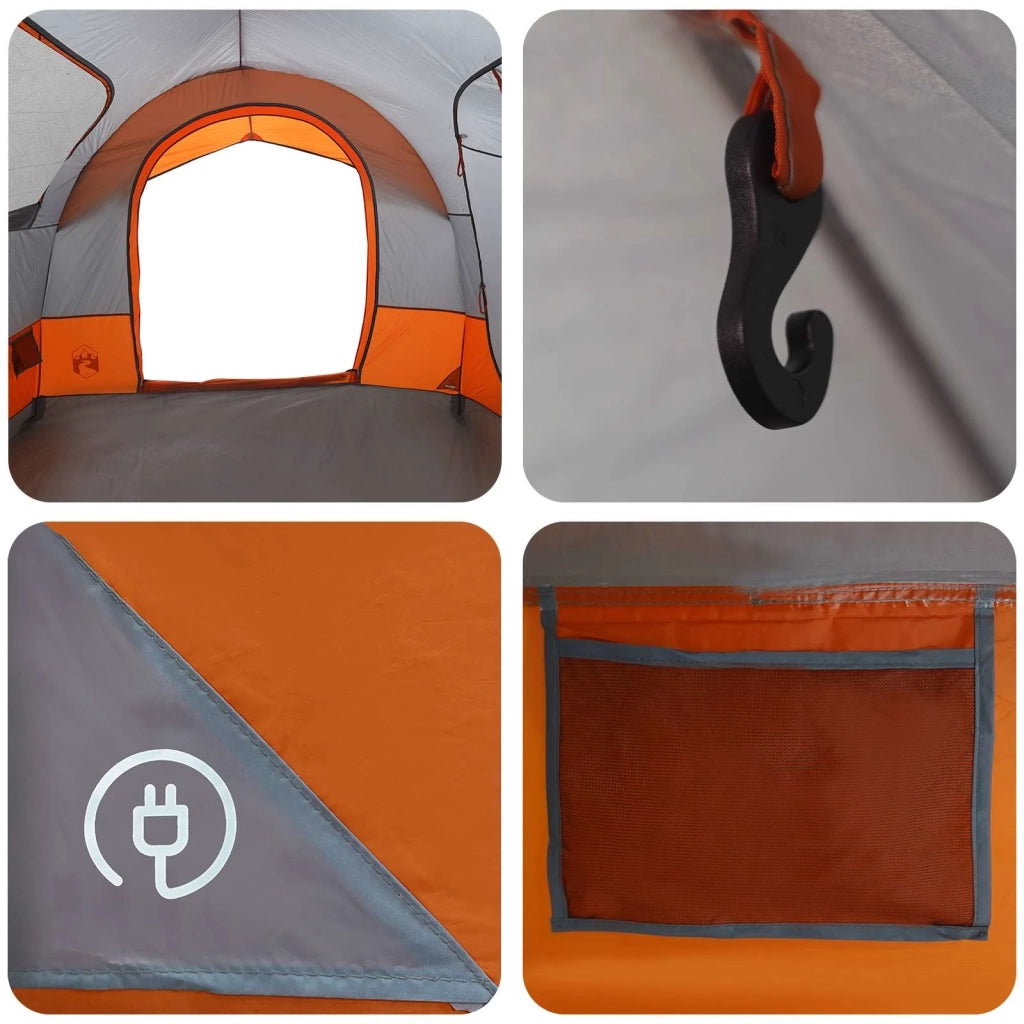 Tenda da tailgate con tendone impermeabile Grigio e arancione 42028545