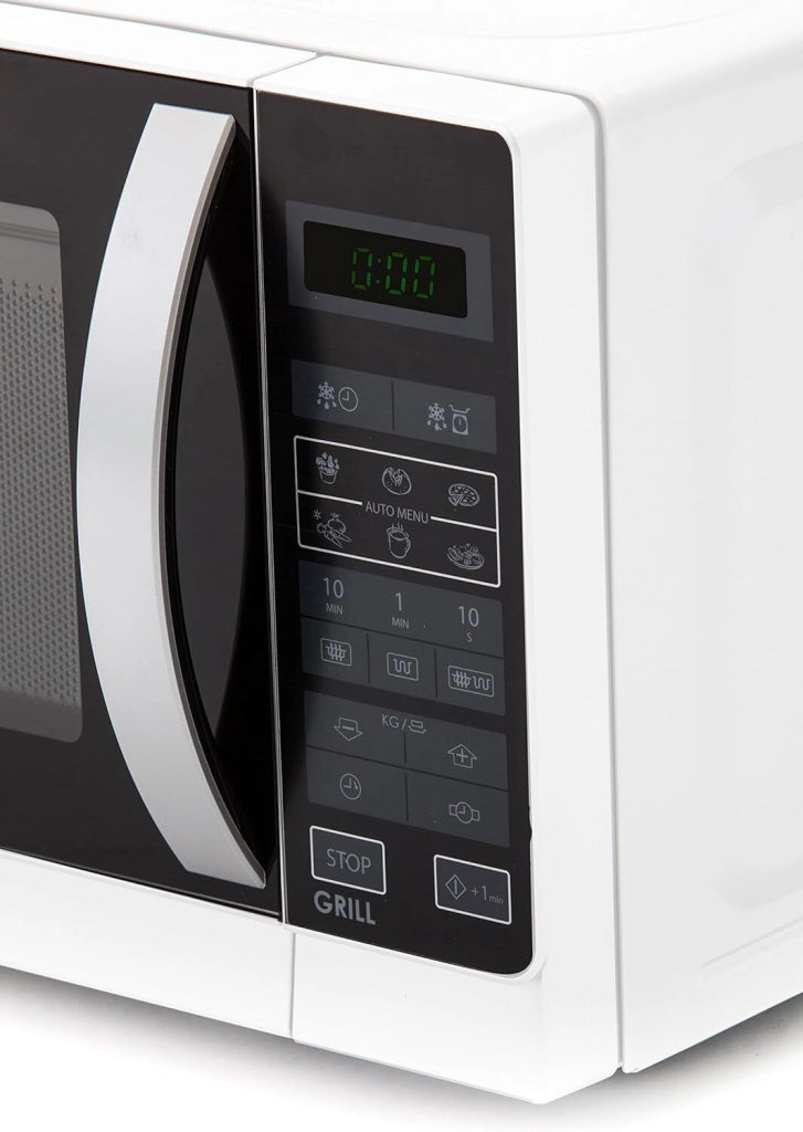 Sharp R-742WW forno a microonde Superficie piana Microonde con grill 25 L 900 W Nero, Bianco