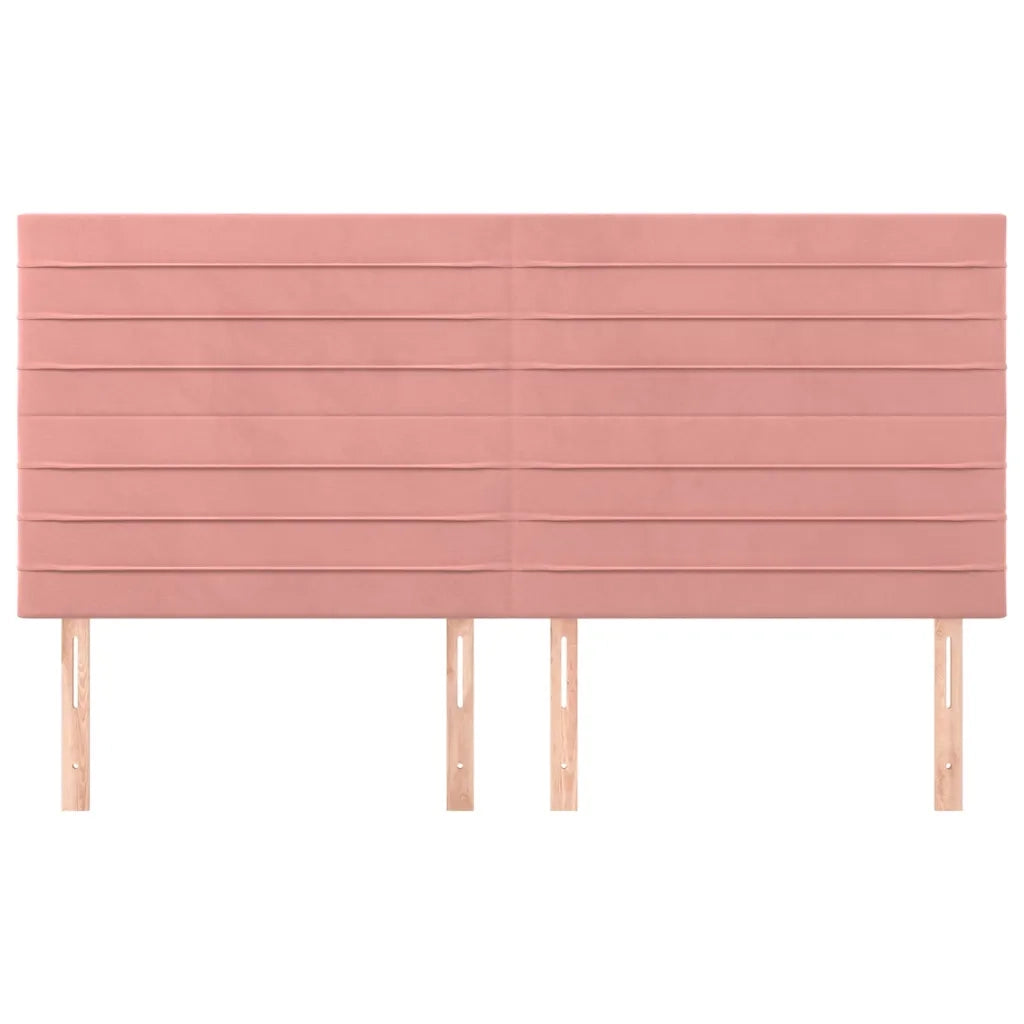 Testiera | Testata Rosa 160x5x118/128 cm Velluto