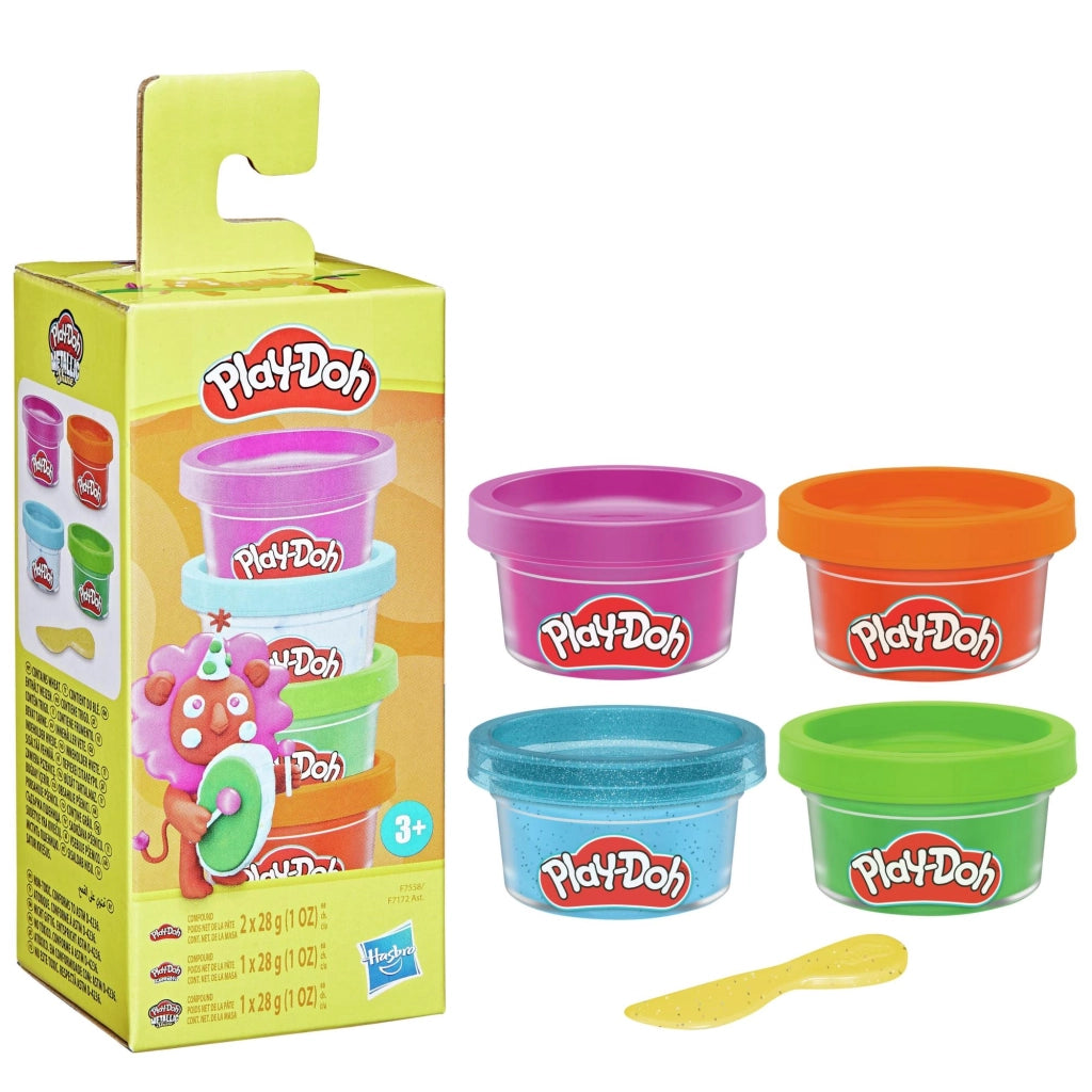 Play Doh mini color pack 4 vasetti  ,Hasbro Eta 3+