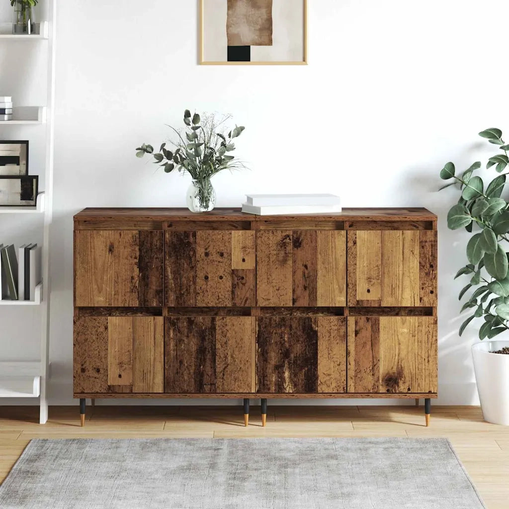 Armadio 2 pcs Legno vecchio 60 x 35 x 70 cm