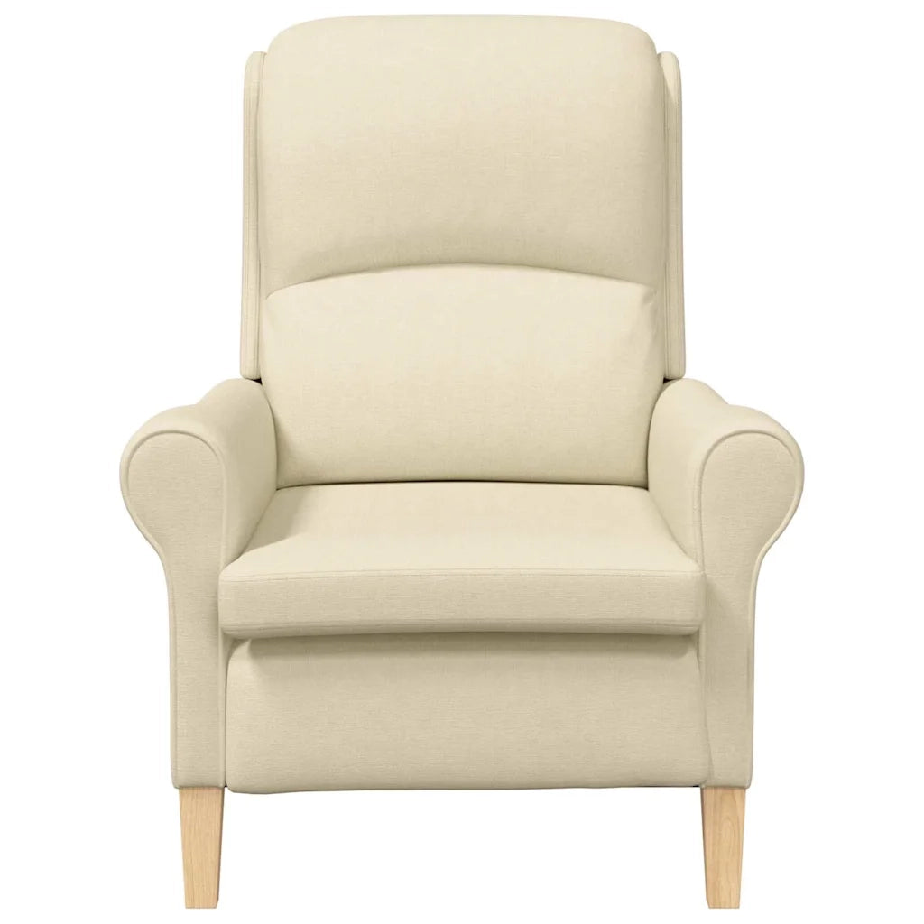 Poltrona | Sedia Relax Crema Tessuto