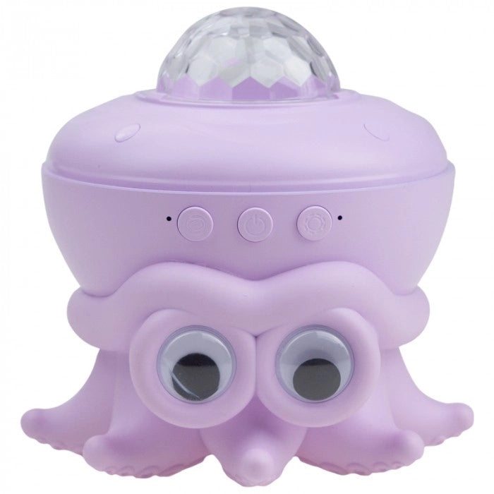 Lampada notte bimbi proiettore RGB telecomando viola 10W