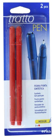 PENNA TRATTO PEN 2PZ ROSSO