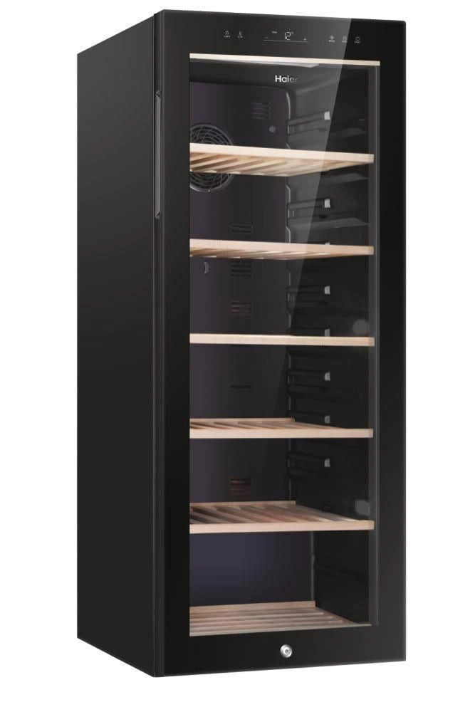 Haier Wine Bank 50 Serie 5 HWS84GA Cantinetta vino con compressore Libera installazione Nero 84 bottiglia/bottiglie