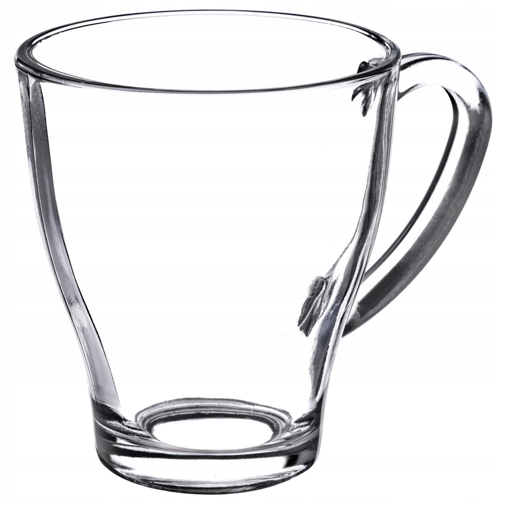 Set di 6 bicchieri da tè e caffè KADAX da 250 ml con manico.