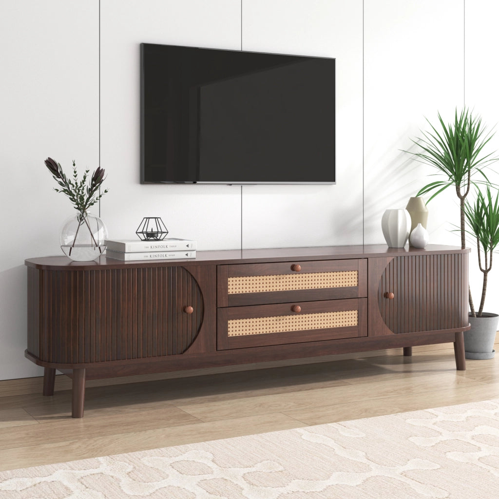 TV-Schrank Naturfarben MDF 170 cm
