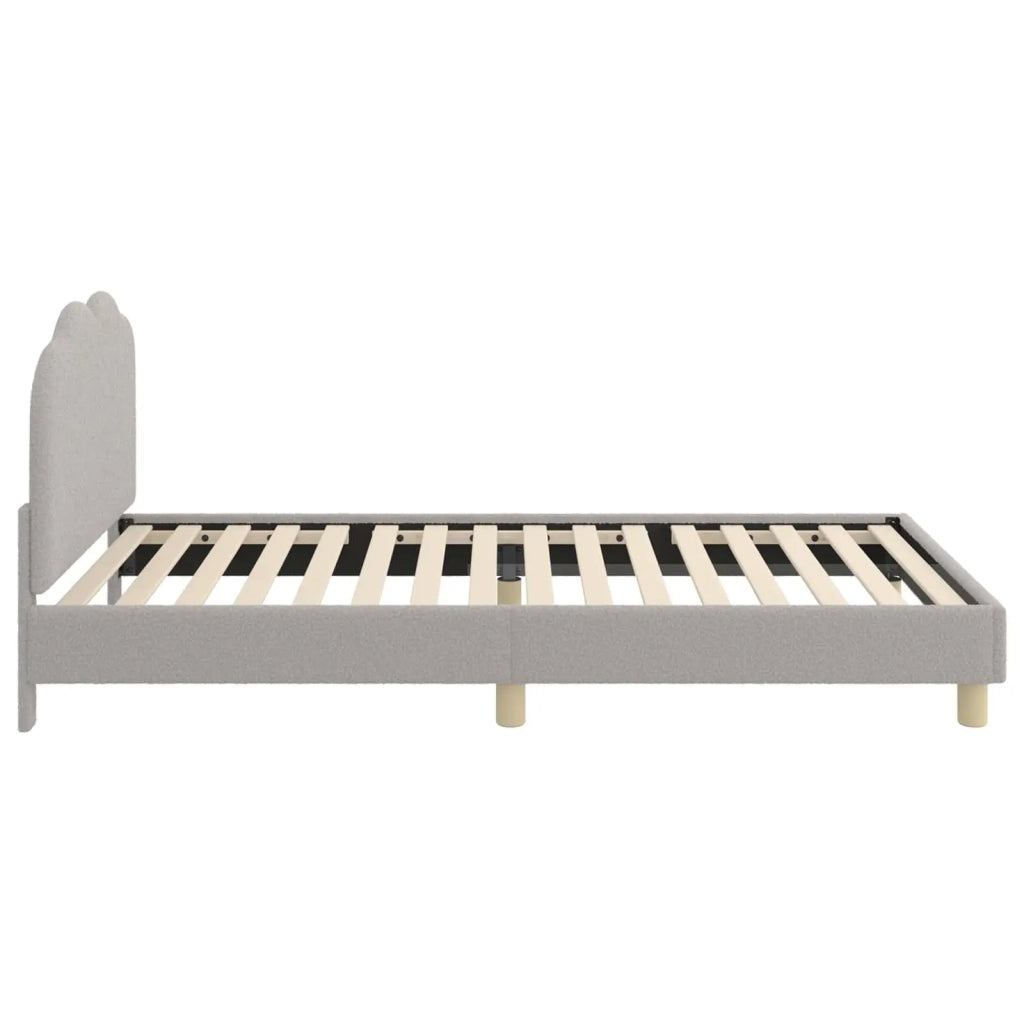 Struttura letto bambini con testata Grigio chiaro 90 x 200 cm 42010978