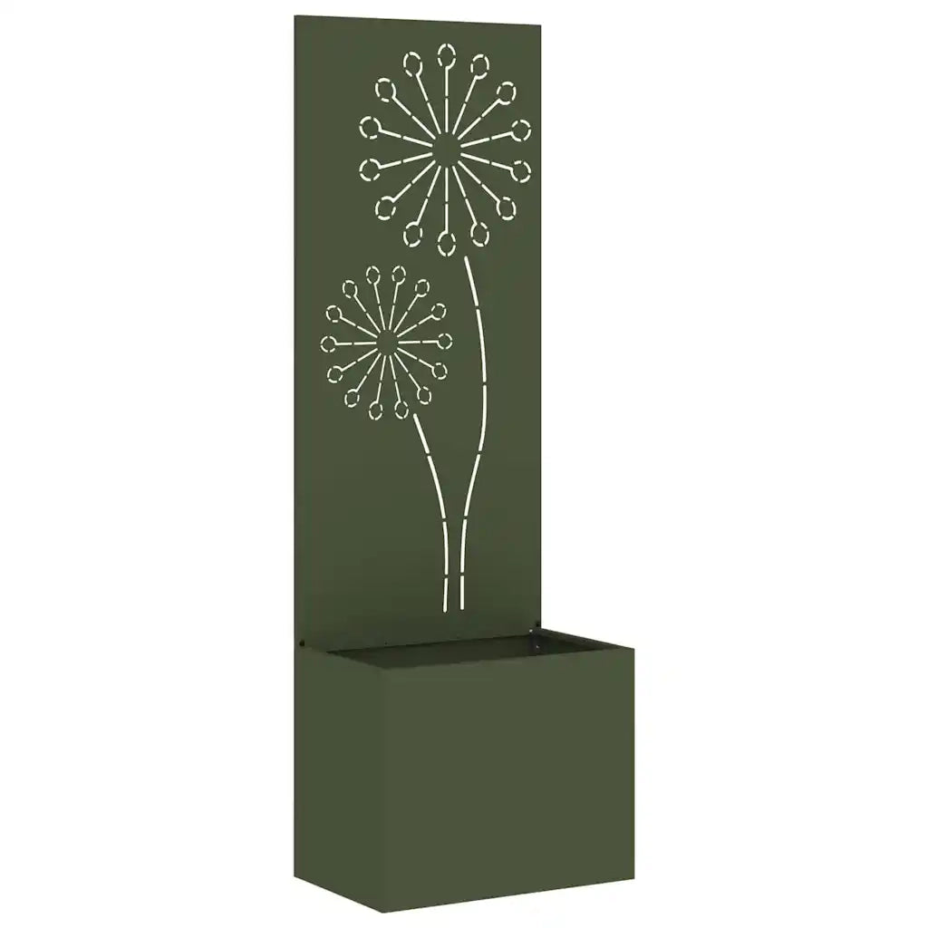 Schermo per privacy in giardino Oliver verde 50 x 150 cm 876458