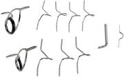 Kit di Riparazione Acciaio Inossidabile - 11 Pezzi - Scatola di Stoccaggio - Guide di Lancio - Per Acqua Dolce/Acqua Salata - Facile da Montare - Accessori per la Pesca