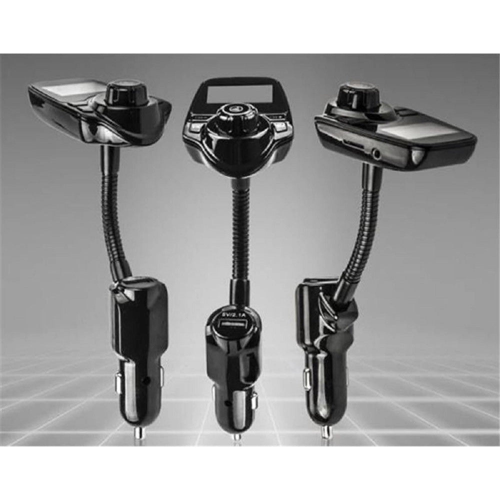 Trade Shop - Trasmettitore Fm Bluetooth Wireless T10 Kit Auto Vivavoce Lettore Mp3 Usb -
