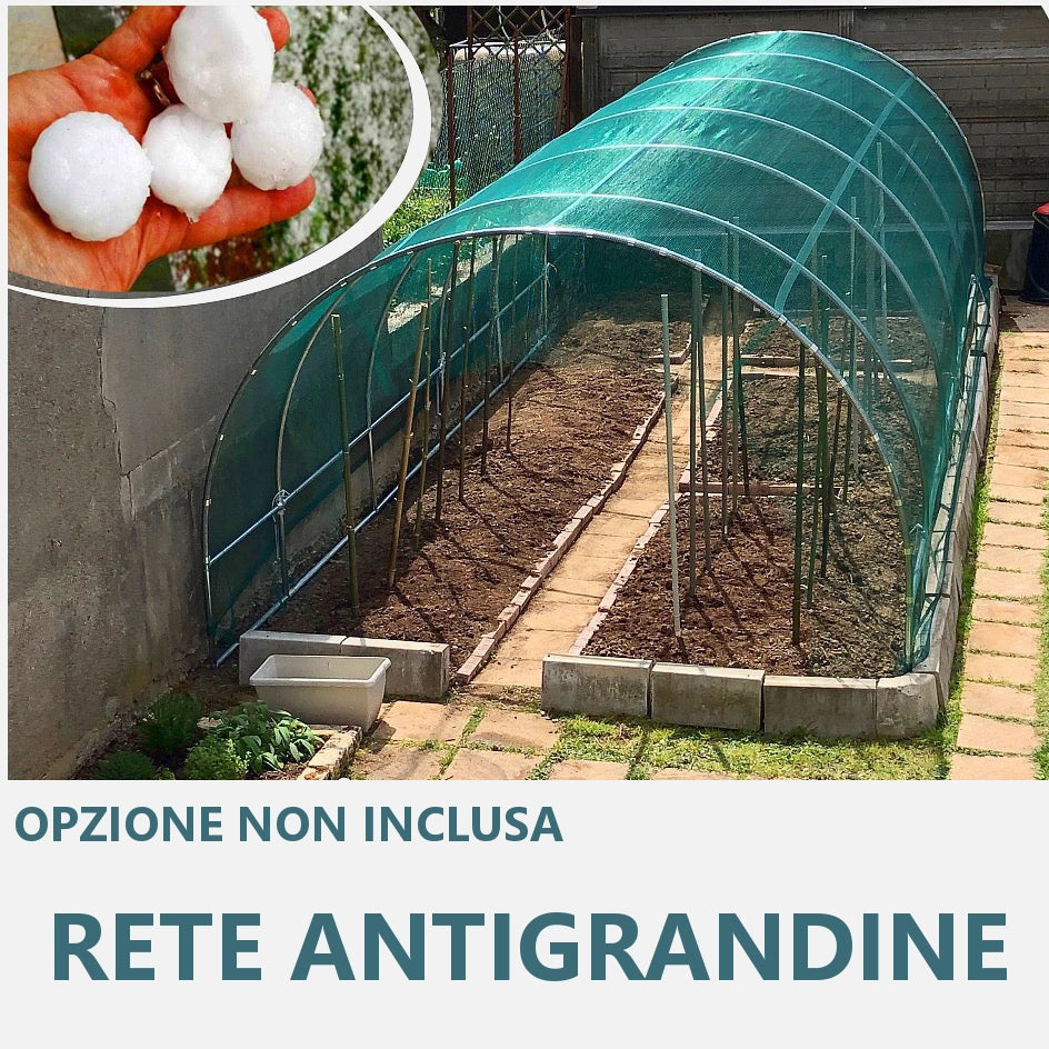 Struttura Serra Easy 3,5x5m tunnel ad archi