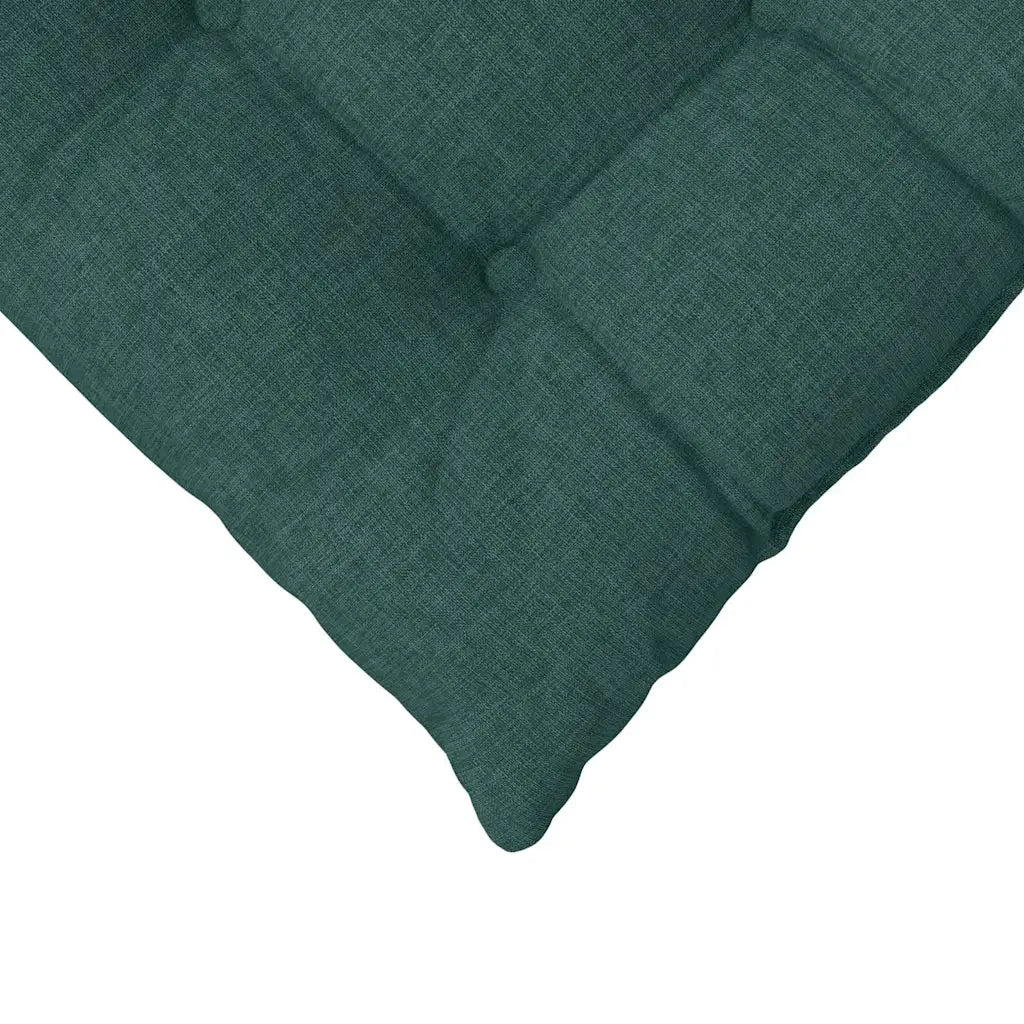 Cuscini per Seduta 4 pcs Verde Scuro 40 x 40 x 6 cm Tessuto 42015151