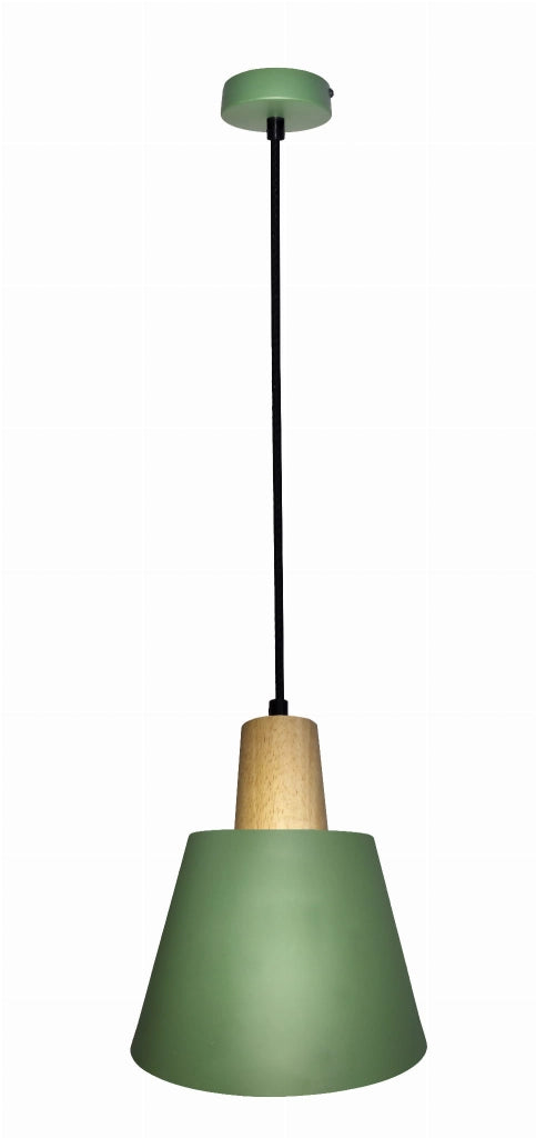 Lampada a sospensione Candellux FARO verde E27 Ø17cm