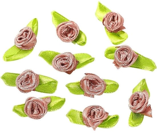Fiori artificiali mini rose 200 pezzi - Capocchi fiori - Accessori per fai da te stesso - Decorazioni per matrimoni - Non sbiadiscono - Fiori finti