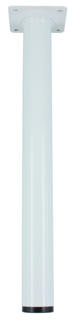PIEDINI ACCIAIO D. 30 X H 100 MM BIANCO- 4,0 pz