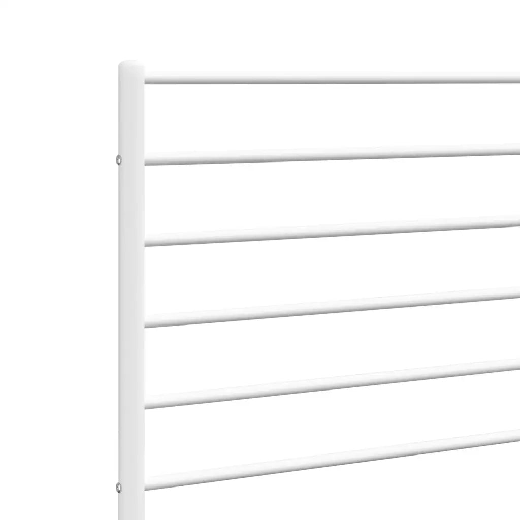 Testiera | Testata di Ricambio in Metallo Bianco 135 cm